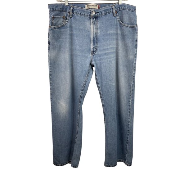 Levi's Other - Levi's 505 Straight Fit Straight Leg Blue Denim Jeans Pants Men's 42 x 30